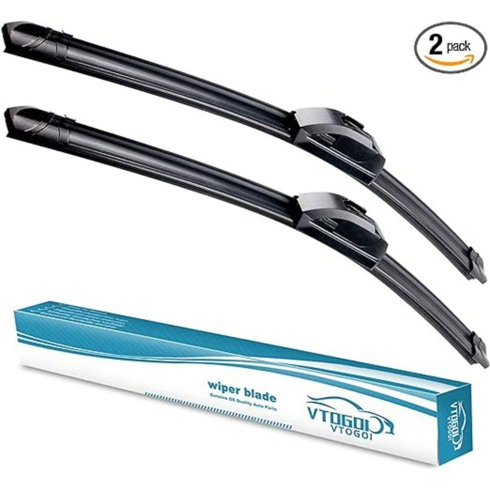 Quality 26''+16'' Premium All-Season Auto Windshield Natural Rubber (Pack of 2)